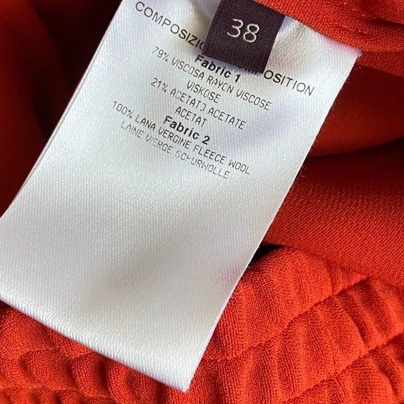 Stella McCartney Brick Orange Julia Pants Size 38 - Picture 7 of 10